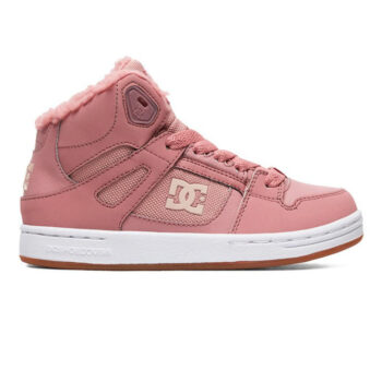 DC KIDS PURE HIGH TOP WNT BOOTS ROSE