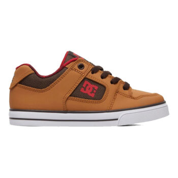 DC PURE SE YOUTH SHOES WHEAT