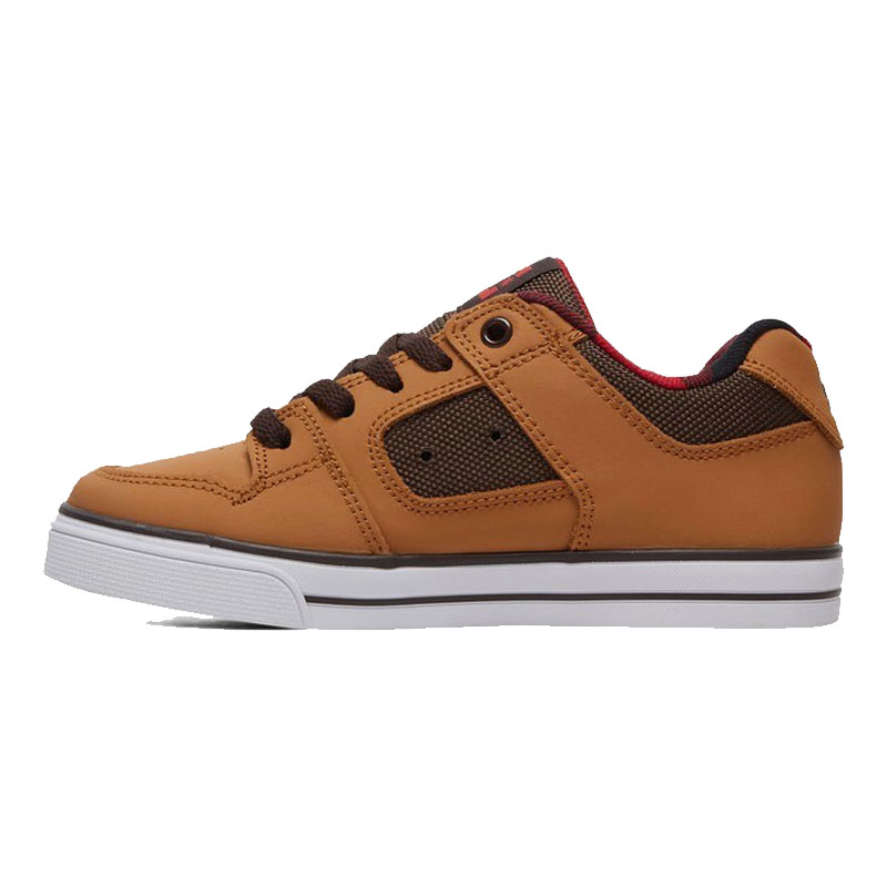DC PURE SE YOUTH SHOES WHEAT