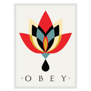 OBEY ESSENTIALS EMBROIDERED PATCHES CREAM MULTI