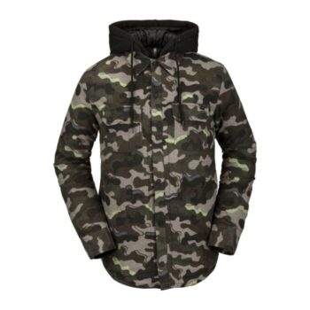 VOLCOM FIELD INSULATED FLANNEL ARMY