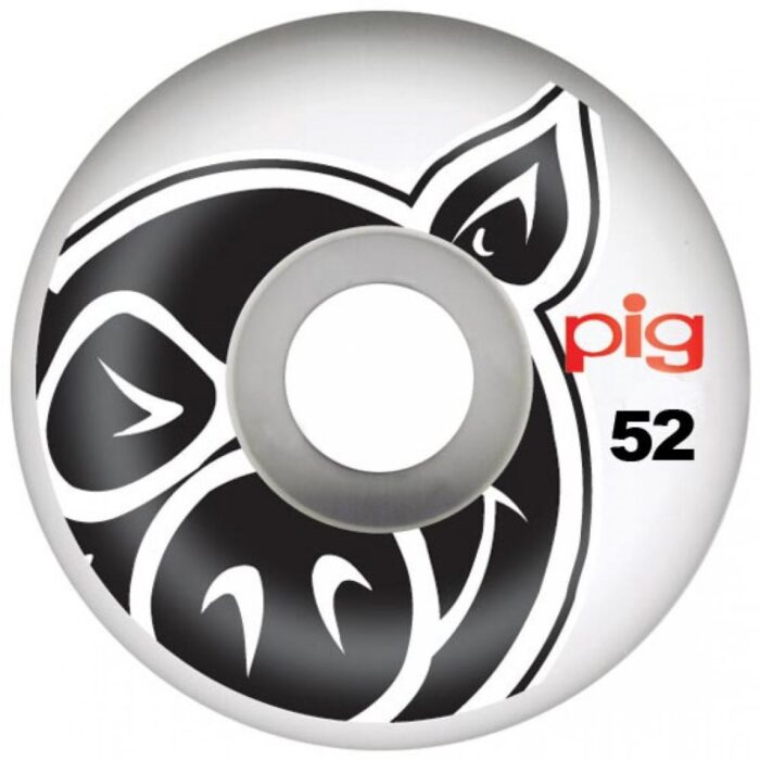 PIG HEAD WHEELS NATURAL 52MM