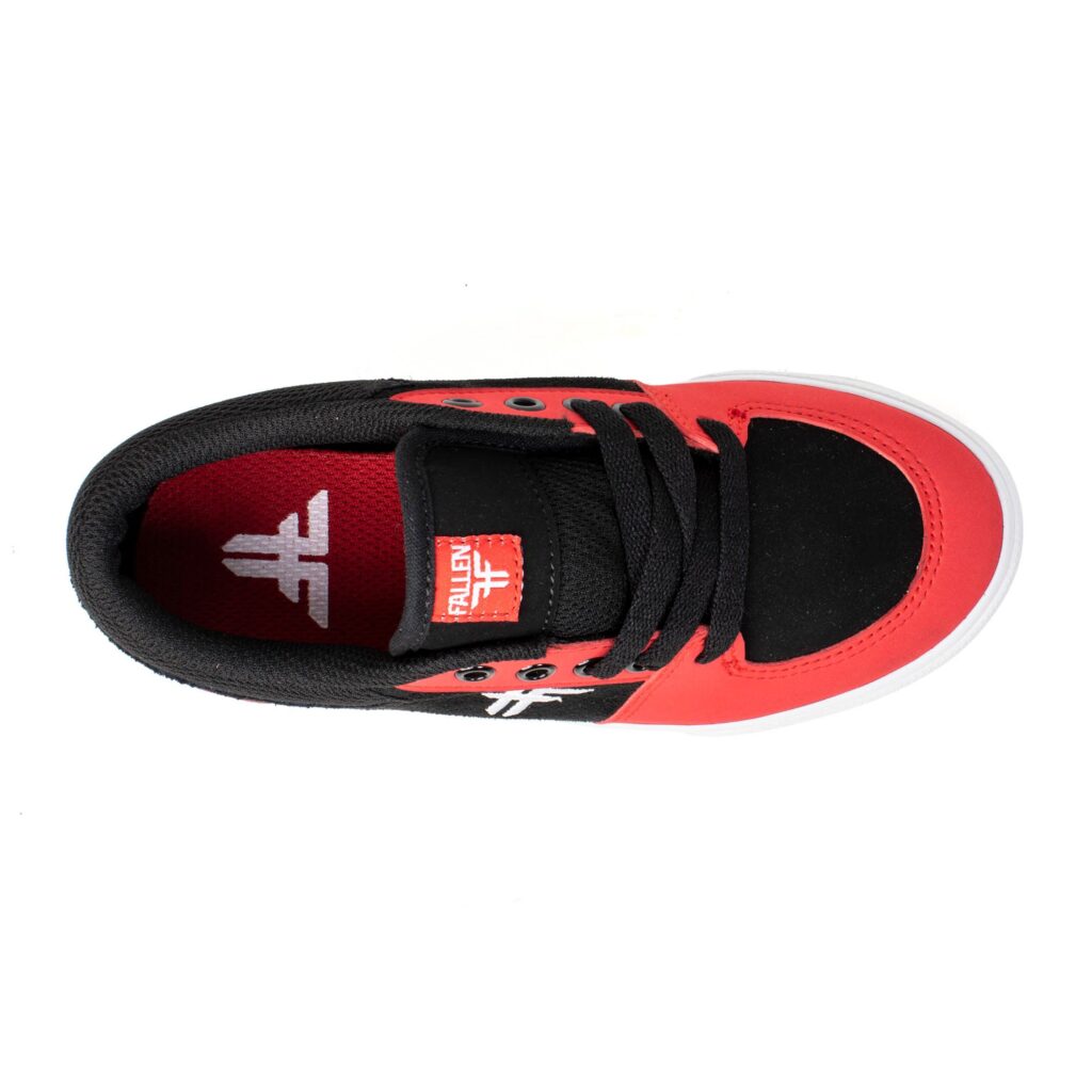 FALLEN PATRIOT YOUTH SHOES BLACK RED WHITE