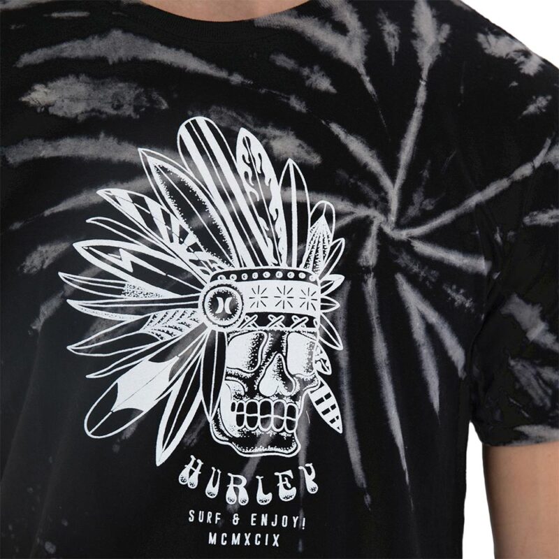 HURLEY EVERYDAY WASHED CHIEF REEF T-SHIRT OFF NOIR