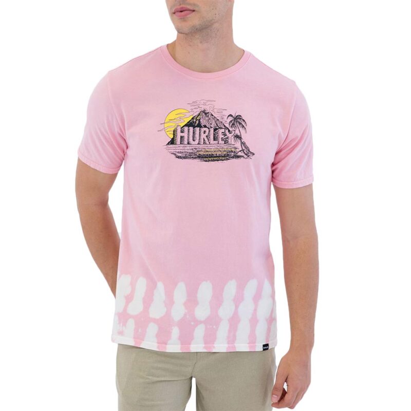 HURLEY EVERYDAY WASHED PREHISTOERIC T-SHIRT ARCTIC PUNCH