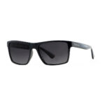 HORSEFEATHERS MERLIN SUNGLASSES GLOSS BLACK GRAY FADE OUT