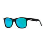 HORSEFEATHERS FOSTER SUNGLASSES ZEBRA MIRROR GREEN