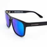 HORSEFEATHERS KEATON SUNGLASSES GLOSS BLACK MIRROR GREEN - Image 2