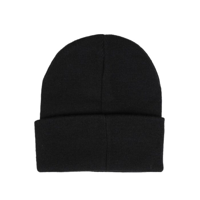 HUF ESSENTIALS TRIPLE TRIANGLE CUFF BEANIE BLACK - Image 2