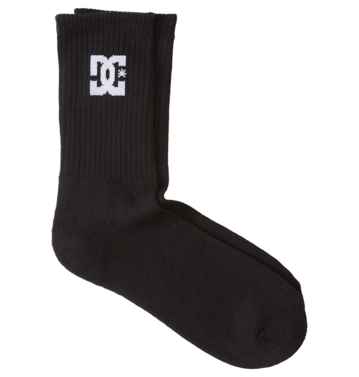 DC SPP 5 PACK CREW SOCKS BLACK - Image 2