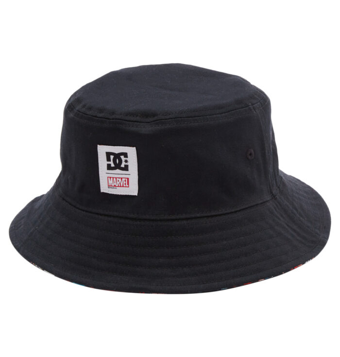 DC X MARVER DEADPOOL REVERSIBLE BUCKET HAT BLACK - Image 2