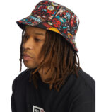 DC X MARVER DEADPOOL REVERSIBLE BUCKET HAT BLACK - Image 8
