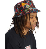 DC X MARVER DEADPOOL REVERSIBLE BUCKET HAT BLACK - Image 9