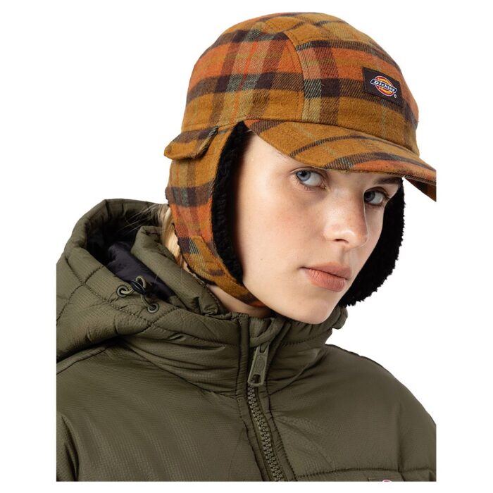DICKIES CHECK KING COVE HAT GINGERBREAD - Image 4
