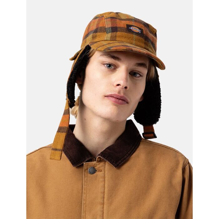 DICKIES CHECK KING COVE HAT GINGERBREAD - Image 5