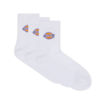 DICKIES VALLEY GROVE MID 3 PACK SOCKS WHITE - Image 2
