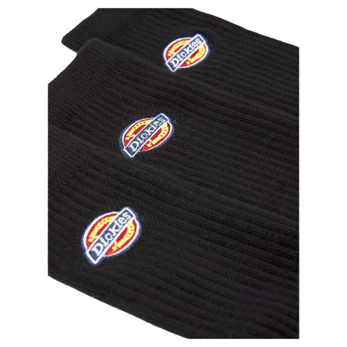 DICKIES VALLEY GROVE 3 PACK SOCKS BLACK - Image 2