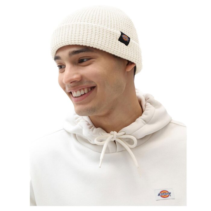 DICKIES WOODWORTH WAFFLE BEANIE ECRU - Image 4