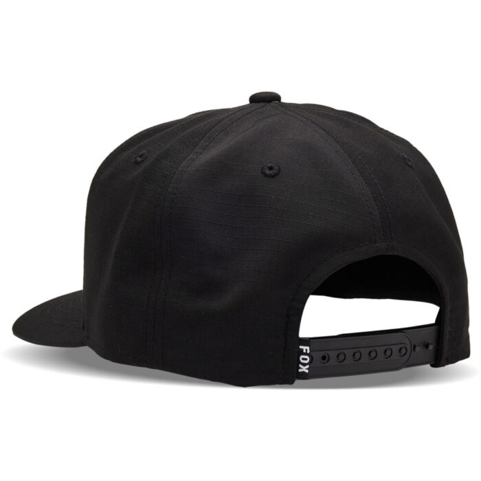 FOX BOXED FUTURE SNAPBACK HAT BLACK - Image 2