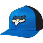 FOX HEAD STRIKE FLEXFIT HAT ROYAL BLUE