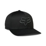 FOX LITHOTYPE FLEXFIT 2.0 HAT BLACK CHARCOAL