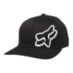 FOX YOUTH FLEX 45 FLEXFIT HAT BLACK WHITE