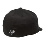 FOX YOUTH FLEX 45 FLEXFIT HAT BLACK WHITE - Image 2