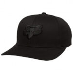 FOX YOUTH LEGACY FLEXFIT HAT BLACK BLACK