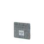HERSCHEL CHARLIE WALLET RAVEN CROSSHATCH - Image 3
