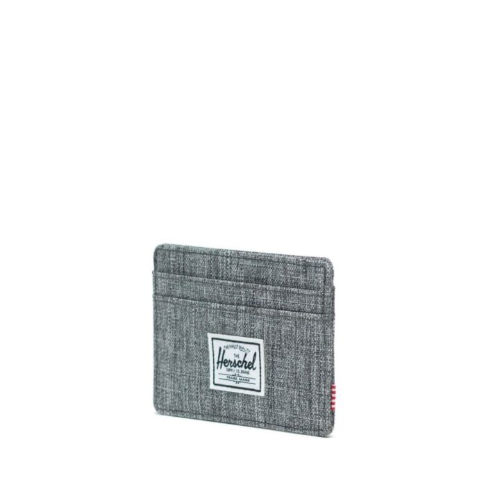 HERSCHEL CHARLIE WALLET RAVEN CROSSHATCH - Image 3