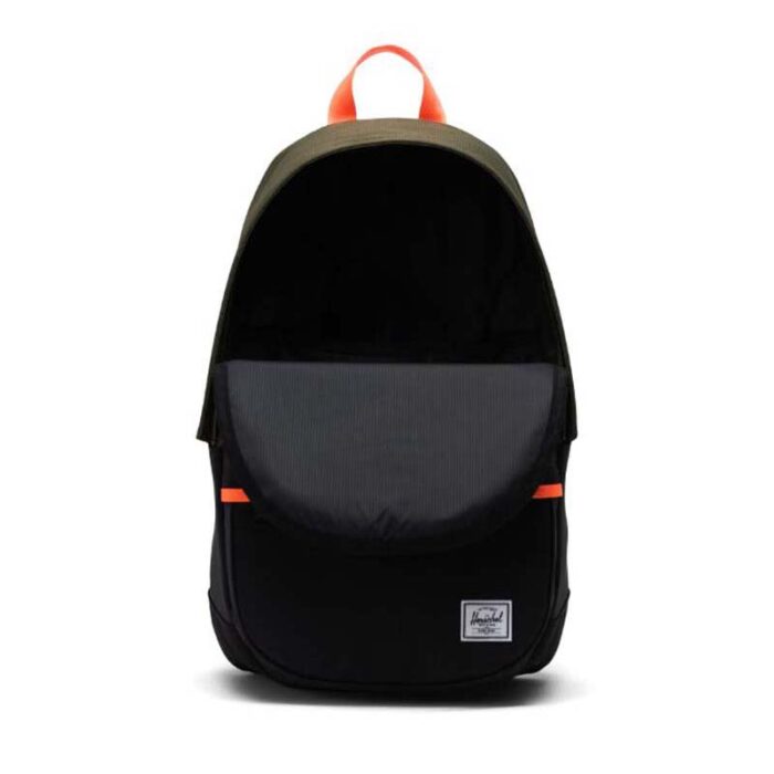 HERSCHEL HERITAGE PRO BACKPACK IVY GREEN BLACK SHOCKING ORANGE - Image 2