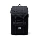 HERSCHEL LITTLE AMERICA BACKPACK BLACK BLACK RUBBER