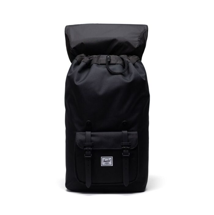 HERSCHEL LITTLE AMERICA BACKPACK BLACK BLACK RUBBER - Image 3