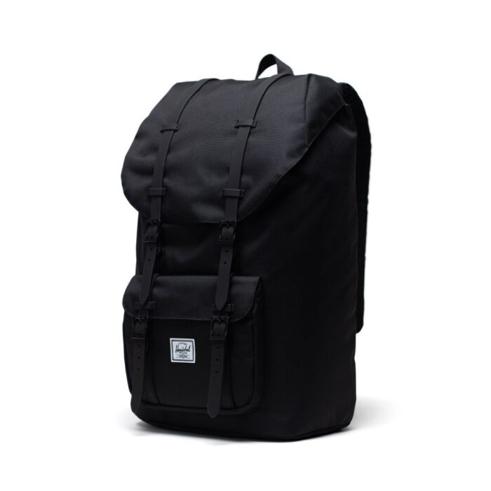 HERSCHEL LITTLE AMERICA BACKPACK BLACK BLACK RUBBER - Image 4