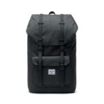 HERSCHEL LITTLE AMERICA BACKPACK BLACK CROSSHATCH BLACK