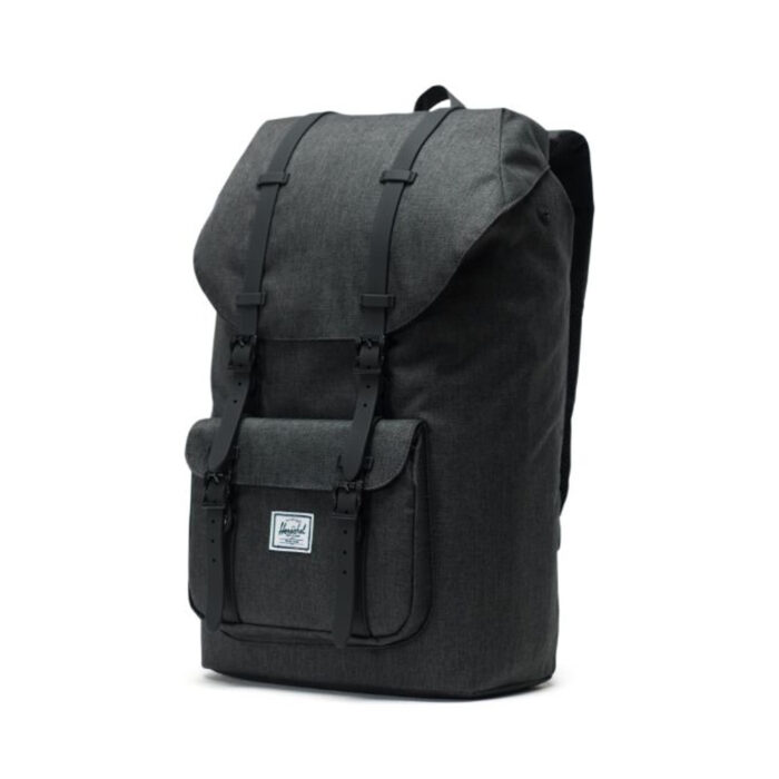 HERSCHEL LITTLE AMERICA BACKPACK BLACK CROSSHATCH BLACK - Image 3