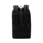 HERSCHEL LITTLE AMERICA BACKPACK BLACK TAN SYNTHETIC LEATHER - Image 4