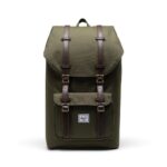HERSCHEL LITTLE AMERICA BACKPACK IVY GREEN CHICORY COFFEE