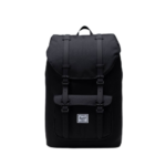 HERSCHEL LITTLE AMERICA MID BACKPACK BLACK BLACK RUBBER