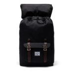 HERSCHEL LITTLE AMERICA MID BACKPACK BLACK CHICORY COFFEE - Image 3