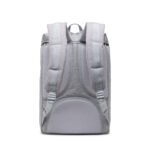 HERSCHEL LITTLE AMERICA MID BACKPACK LIGHT GREY CROSSHATCH PEACOAT - Image 4