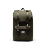HERSCHEL LITTLE AMERICA MID BACKPACK IVY GREEN CHICORY COFFEE