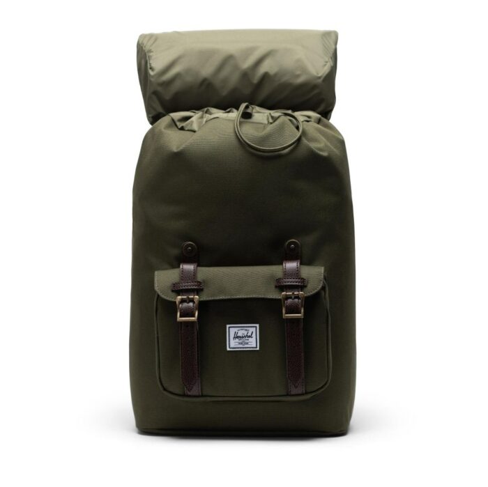 HERSCHEL LITTLE AMERICA MID BACKPACK IVY GREEN CHICORY COFFEE - Εικόνα 3