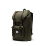 HERSCHEL LITTLE AMERICA MID BACKPACK IVY GREEN CHICORY COFFEE - Εικόνα 4