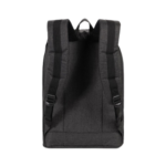 HERSCHEL RETREAT BACKPACK BLACK CROSSHATCH BLACK RUBBER - Image 4