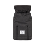 HERSCHEL RETREAT BACKPACK BLACK CROSSHATCH BLACK RUBBER - Image 3
