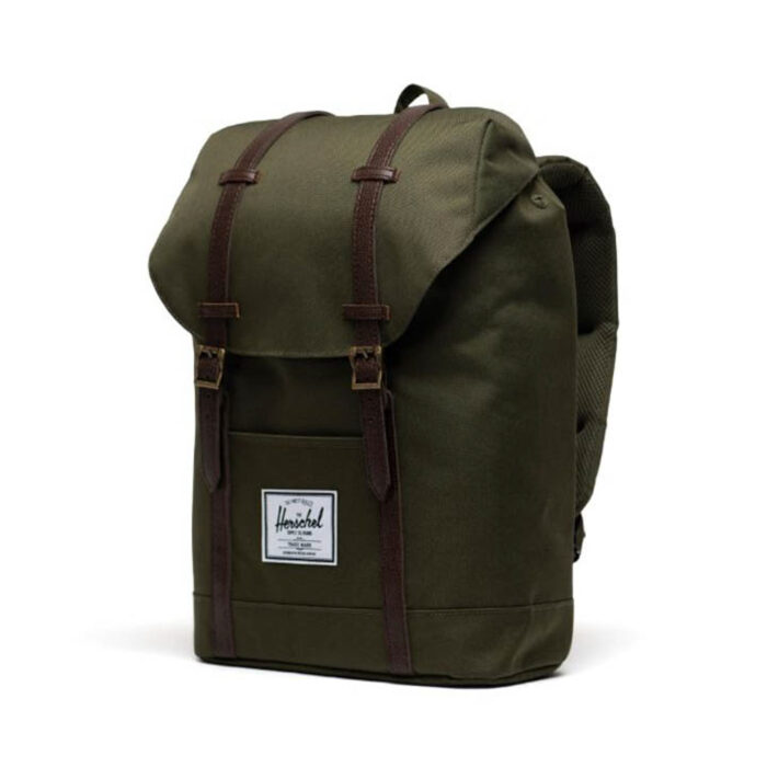 HERSCHEL RETREAT BACKPACK IVY GREEN CHICORY COFFEE - Image 3