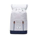 HERSCHEL RETREAT BACKPACK LIGHT GREY CROSSHATCH PEACOAT - Εικόνα 3