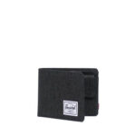 HERSCHEL ROY COIN WALLET BLACK CROSSHATCH - Image 2