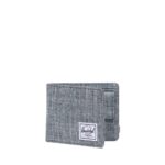 HERSCHEL ROY COIN WALLET RAVEN CROSSHATCH - Image 2